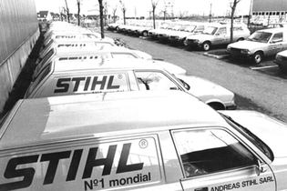 1980: STIHL Frankreich geht an den Start
